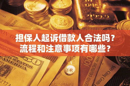 北京担保人起诉借款人合法吗？流程和注意事项有哪些？