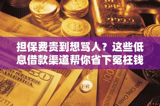 北京担保费贵到想骂人？这些低息借款渠道帮你省下冤枉钱