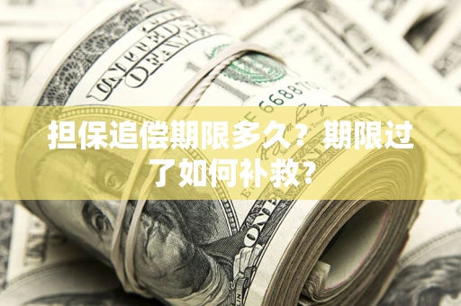 北京担保追偿期限多久？期限过了如何补救？