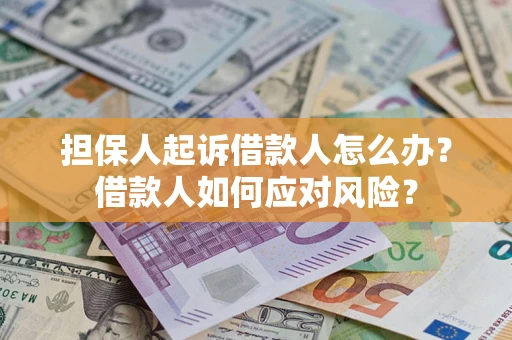 北京担保人起诉借款人怎么办？借款人如何应对风险？