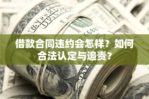 北京借款合同违约会怎样？如何合法认定与追责？